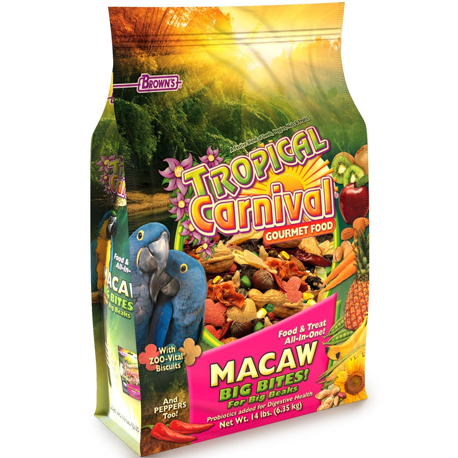 F.M. Brown's Tropical Carnival Macaw Food - 14lb