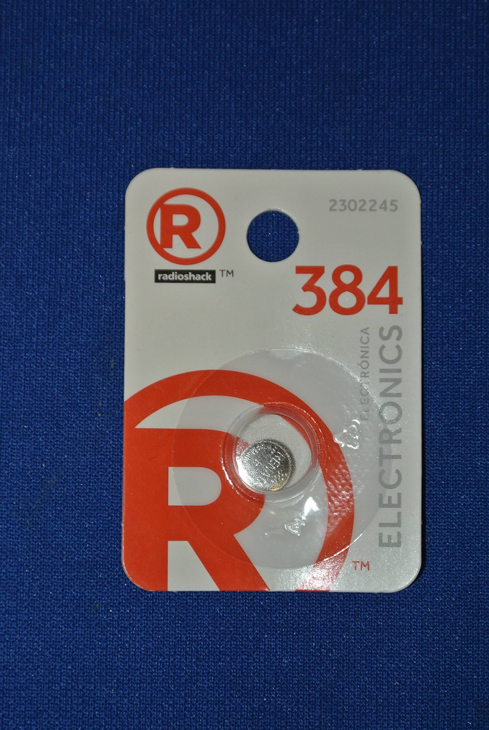 RadioShack 384 1.55V/42MAH Silver-Oxide Battery