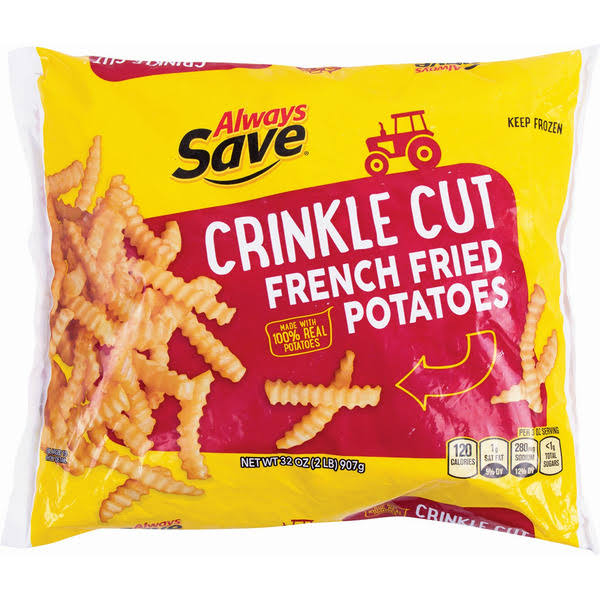 Always Save Crinkle Cut French Fried Potatoes