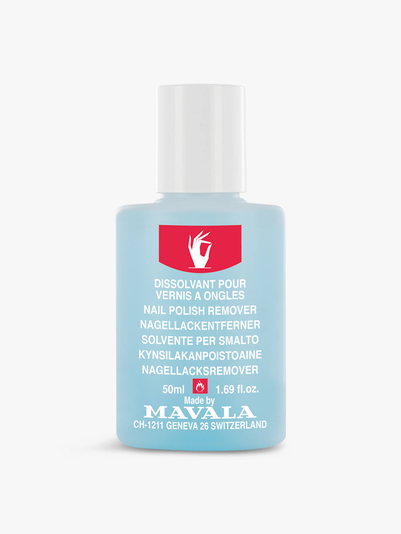 Mavala Switzerland Nail Polish Remover Blue, 50 ml