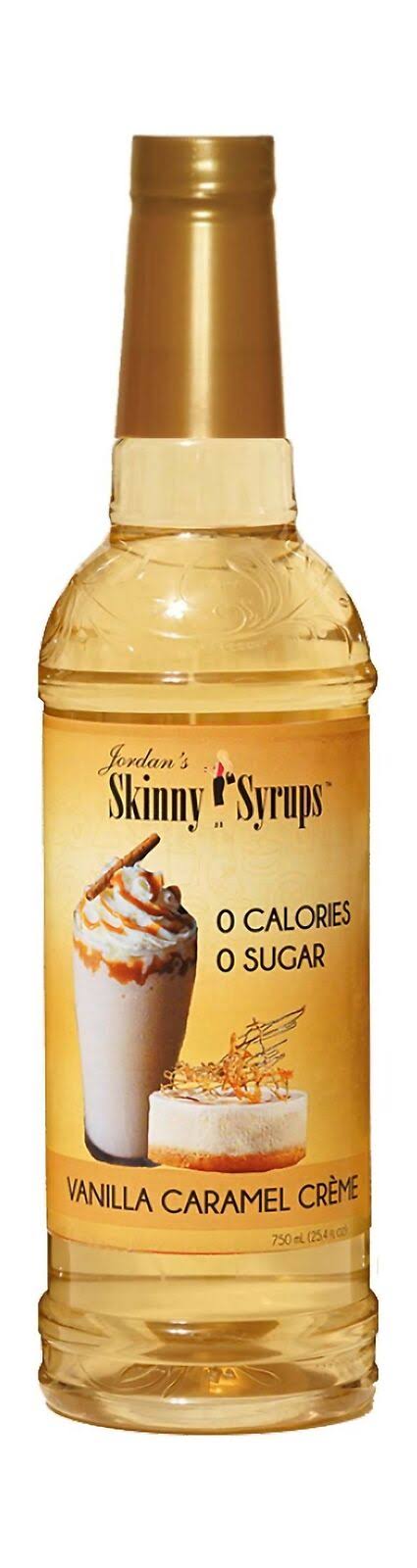 Jordan's Sugar Free Vanilla Caramel Skinny Syrup - 25.4oz