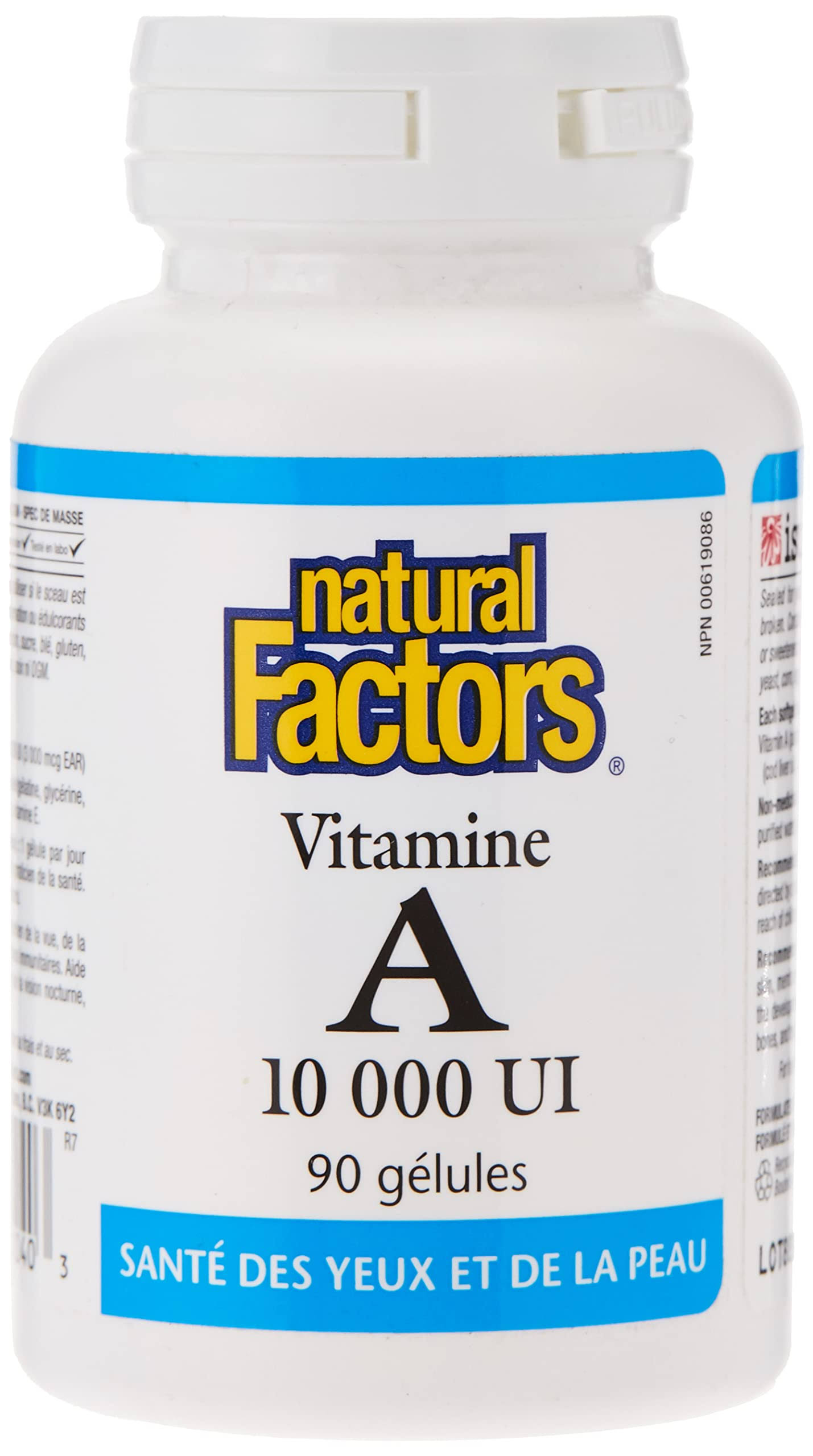 Natural Factors - Vitamin A 10,000 IU 90 Softgels