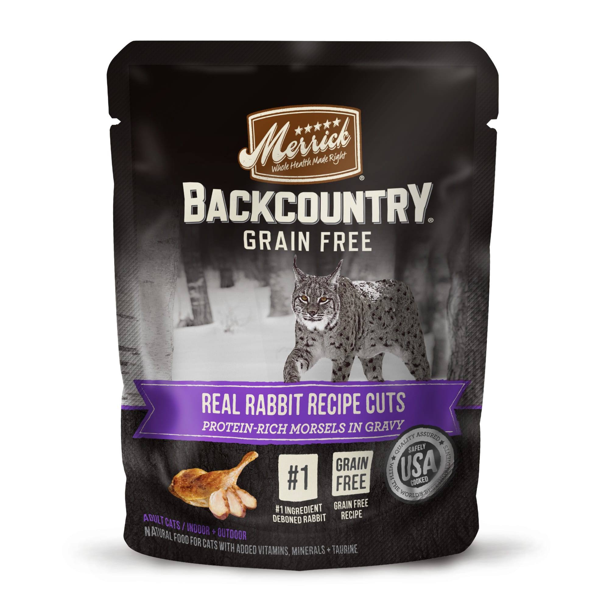 Merrick Backcountry Cat Food - Real Rabbit Cuts Recipe