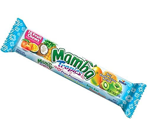 Mamba Tropics Fruit Chews 2.80 oz (Pack of 24)