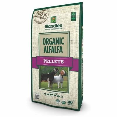 Premium 100% Organic Alfalfa Pellet, 40-lbs. -1175-org-30101-0-0 Standlee