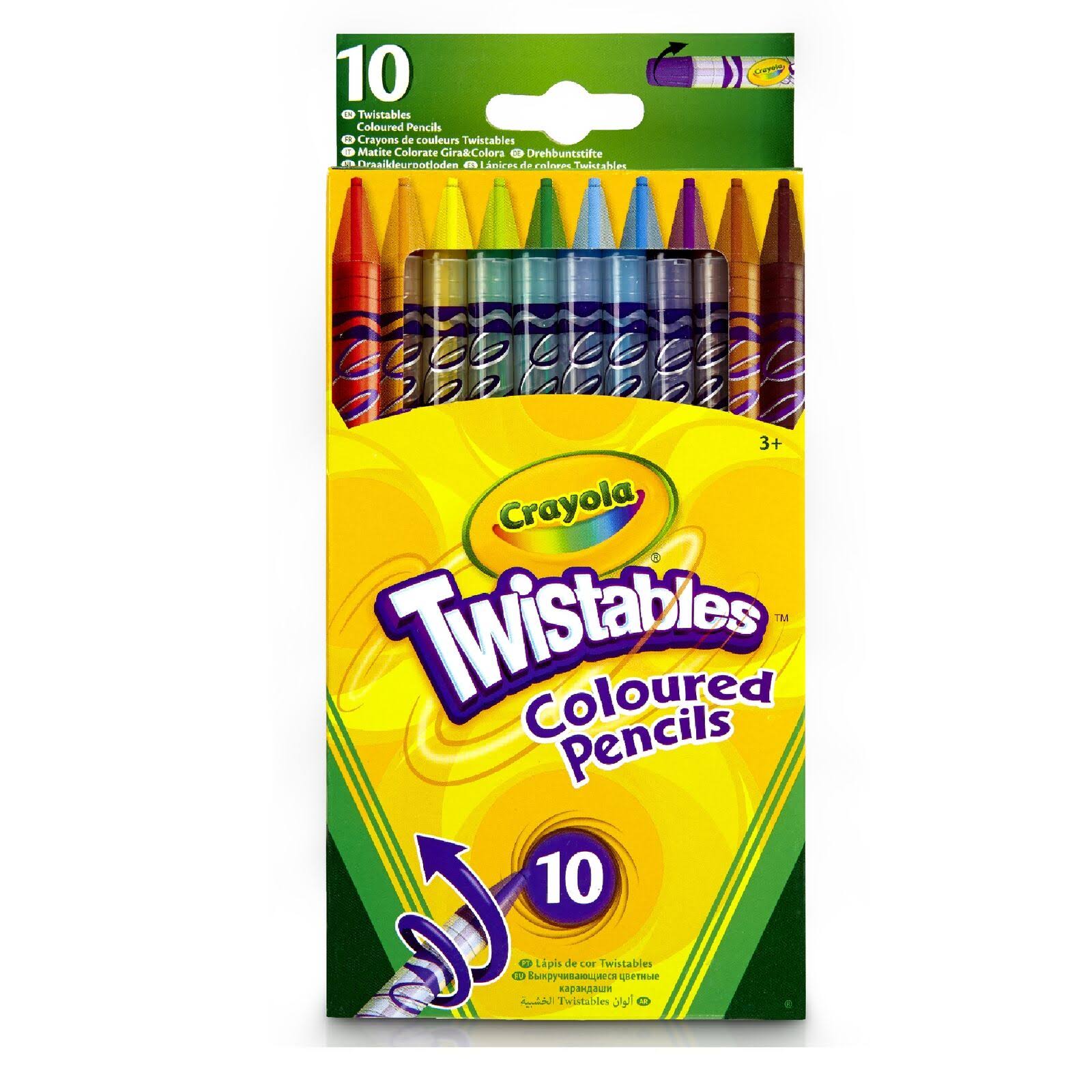 Crayola Twistables Coloured Pencils - 10pk