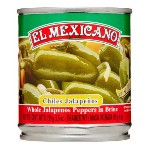 El Mexicano Jalapenos 7.5 oz