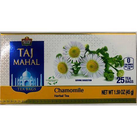 Brooke Bond Taj Mahal Chamomile Herbal Tea Bags - 45 Grams - ZiFitiFresh - Delivered by Mercato