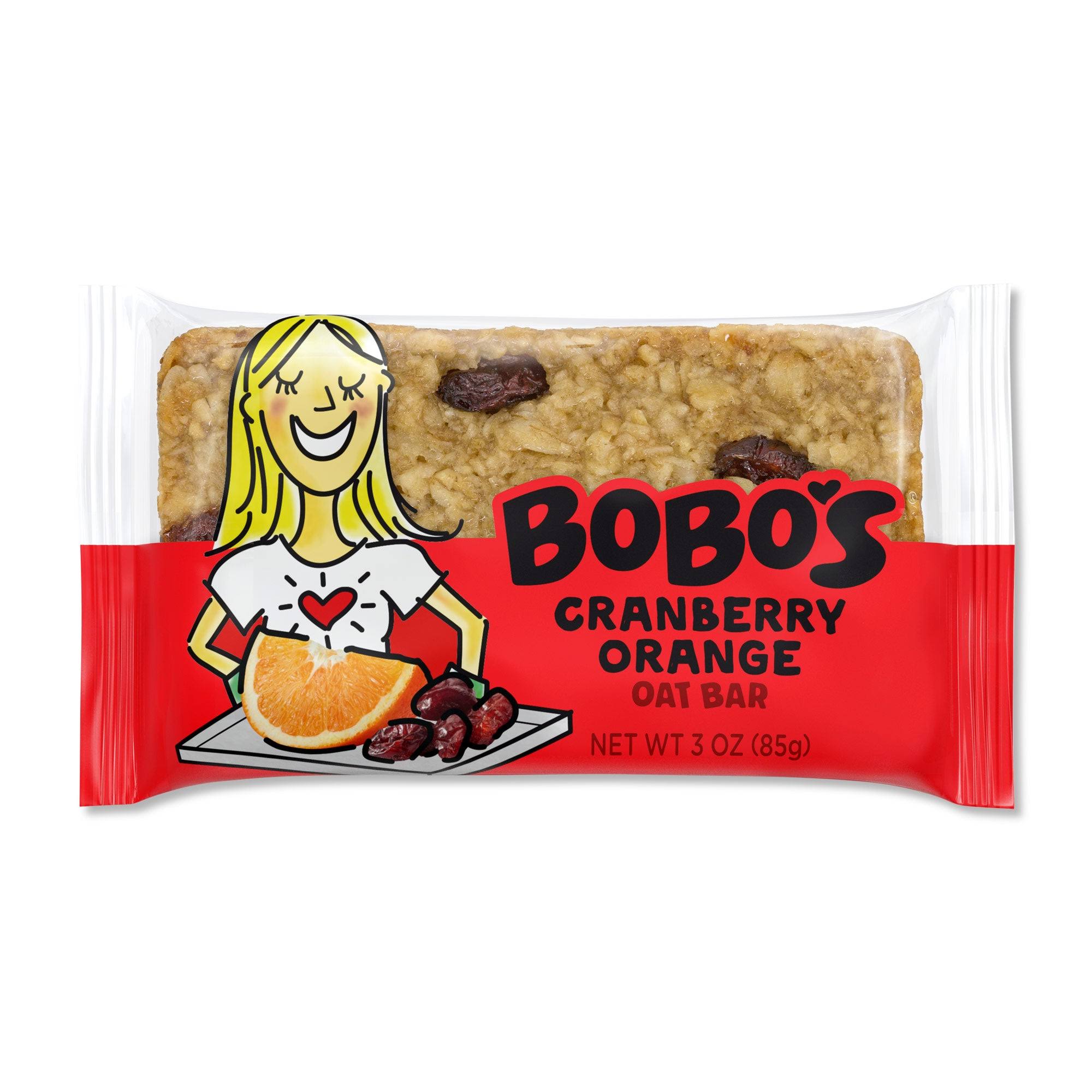 Bobo's Oat Bars All Natural Wheat Free Bar - Cranberry Orange