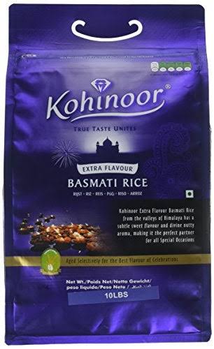 Kohinoor Extra Flavour Basmati Rice 10lbs