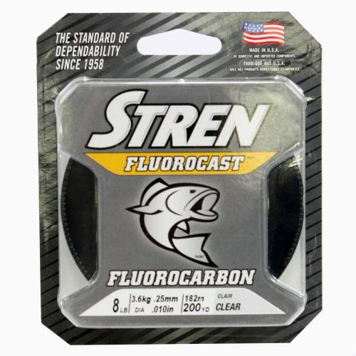 (200-Yard/3.6kg, Clear) - Stren Fluorocast Fluorocarbon Fishing Line