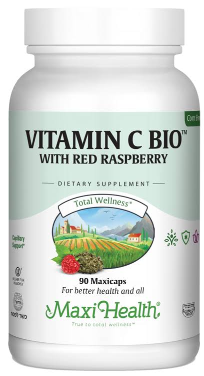 Maxi Health Vitamin C Bio 400 mg. with Red Raspberry - 90 Capsule