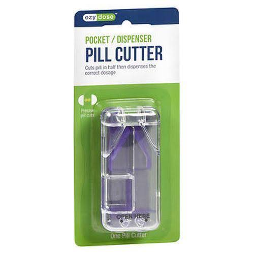 Ezy-Dose Pocket Pill Cutter - Clear