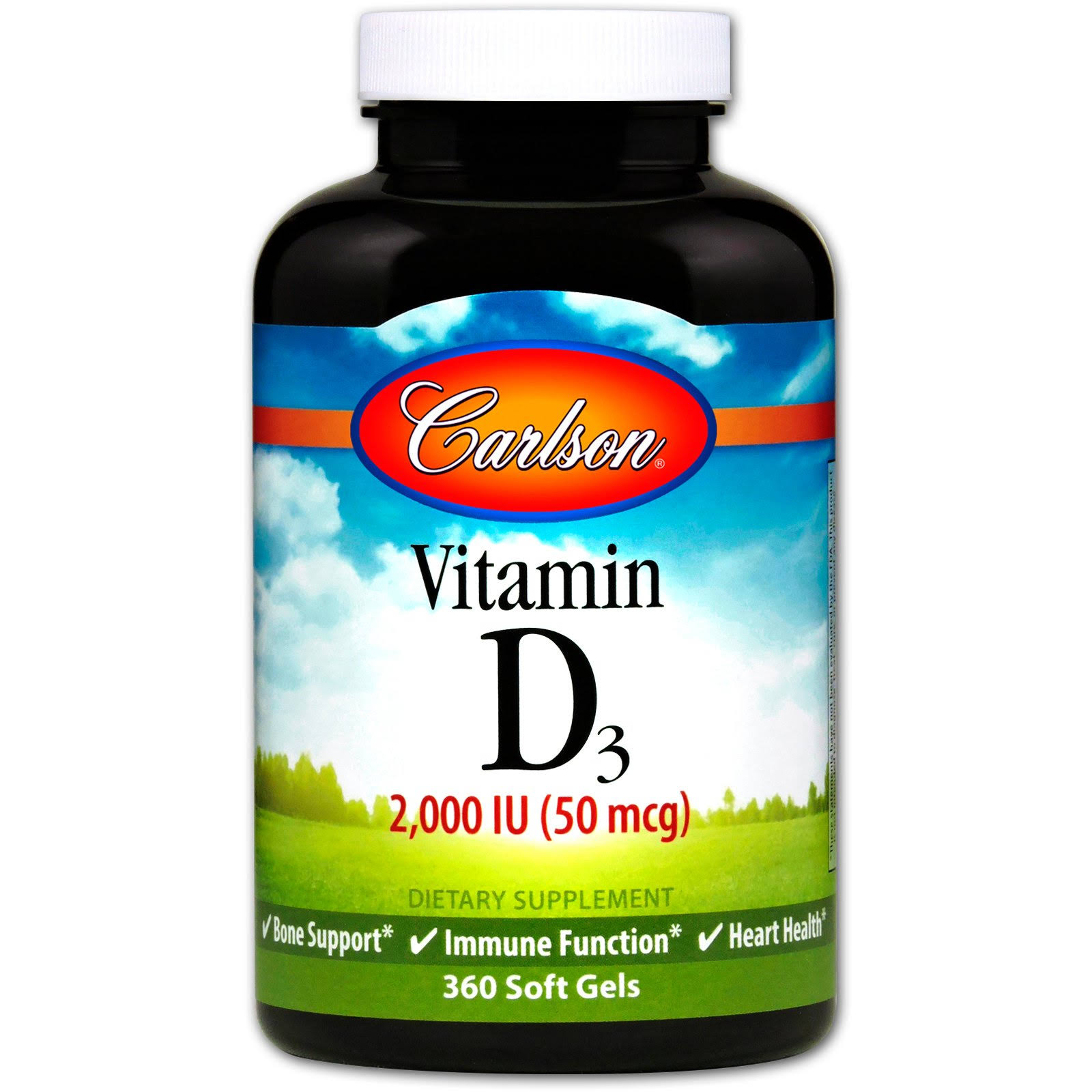 Carlson Vitamin D3 - 360 Softgels