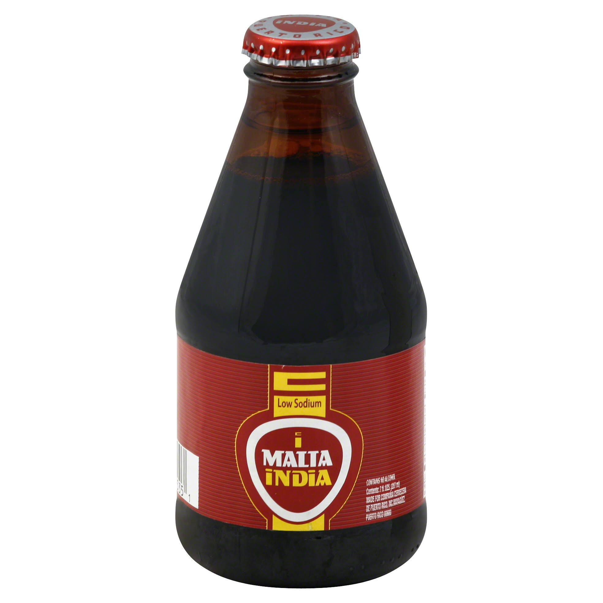 Malta India Malt Beverage, Non-Alcoholic - 7 fl oz