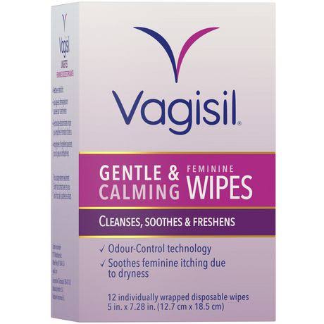 Vagisil Feminine Gentle and Calming Wipes - 12 pcs