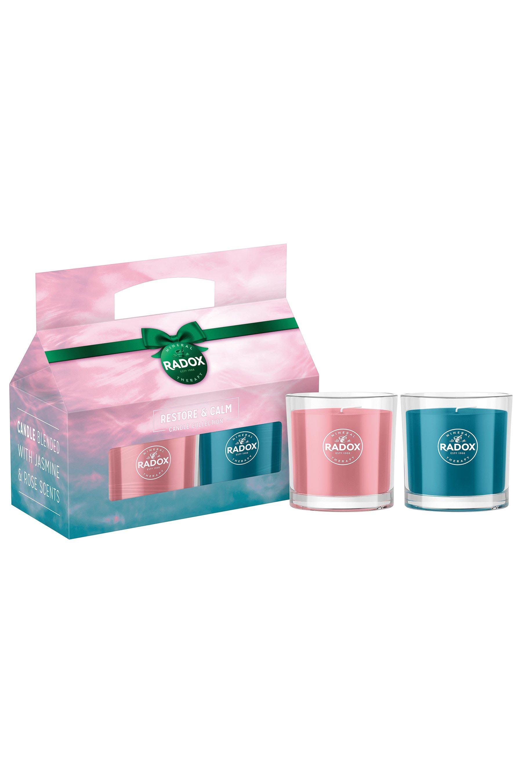 Radox Restore & Calm Candle Collection 2-Piece Gift Set