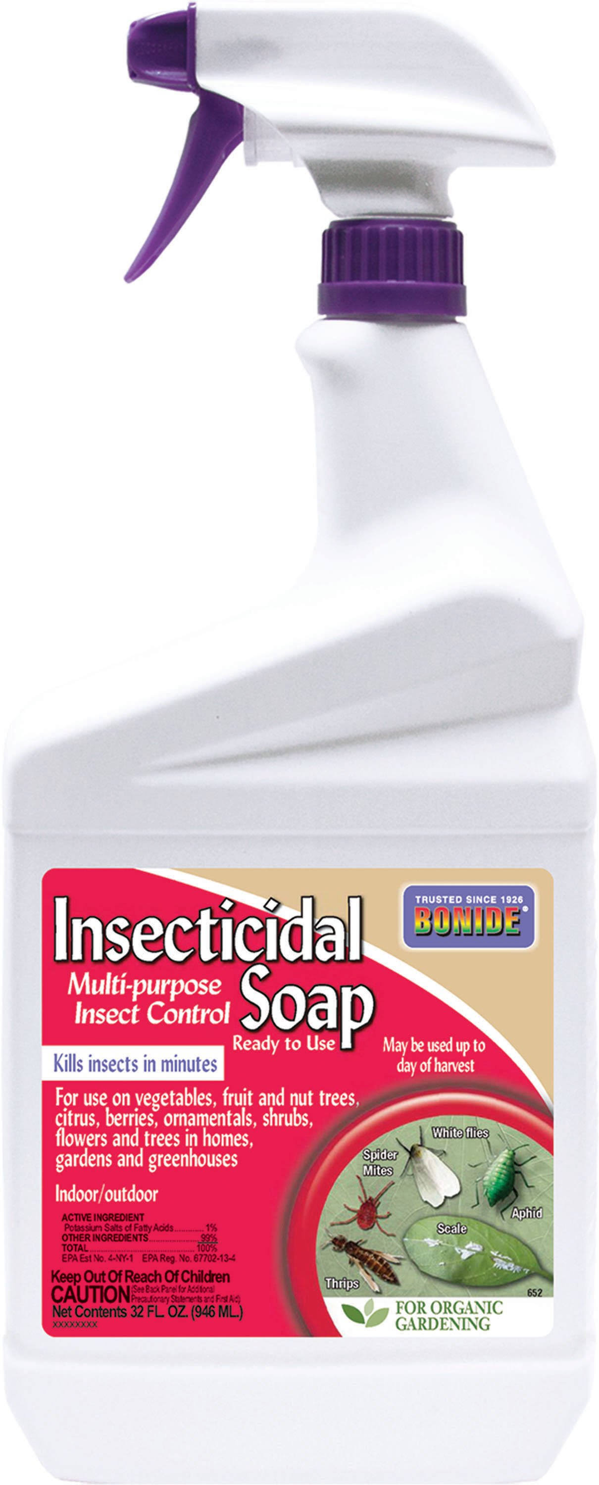 Bonide 652 Ready-to-Use Insect Soap - 1qt