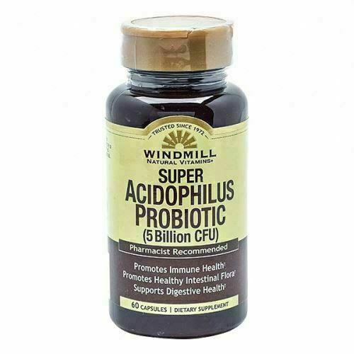 Windmill Health Super Acidophilus Probiotic, 60 Caps