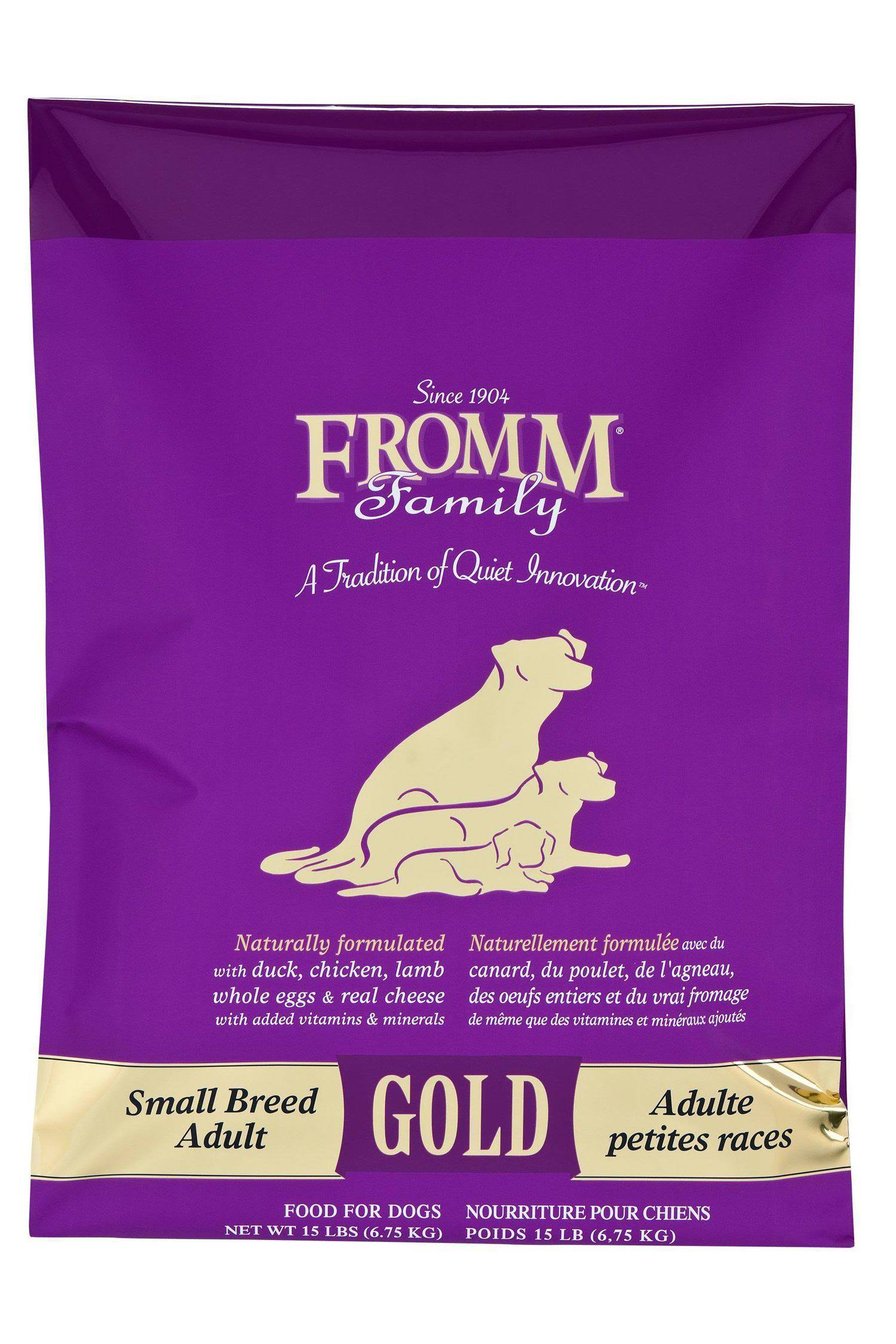 FROMM Family Food Gold Dog Small Breed Bag - 15lb