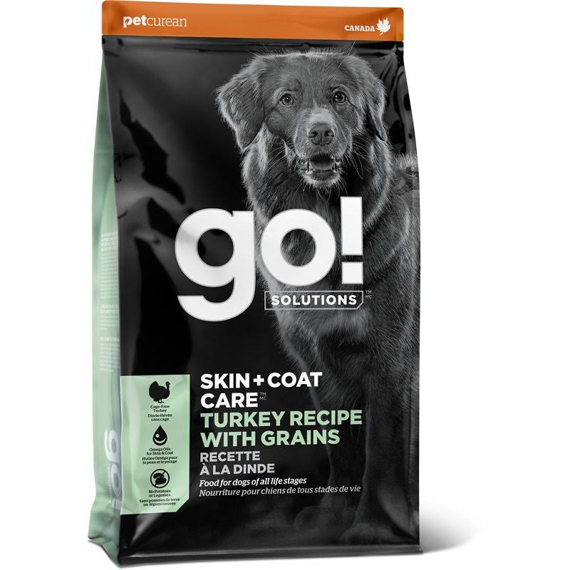 Go! Solutions Skin + Coat Care Turkey Recipe Dry Dog Food, 3.5-lb Bag