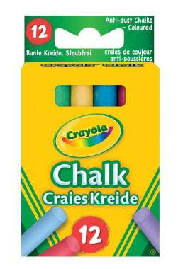 Crayola Anti-Dust 12 Chalk