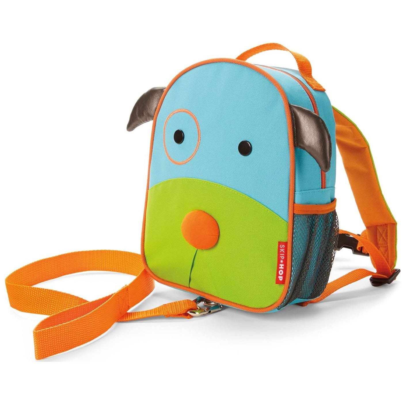 Skip Hop Zoo Little Kid and Toddler Safety Harness Backpack - Darby Dog, Blue