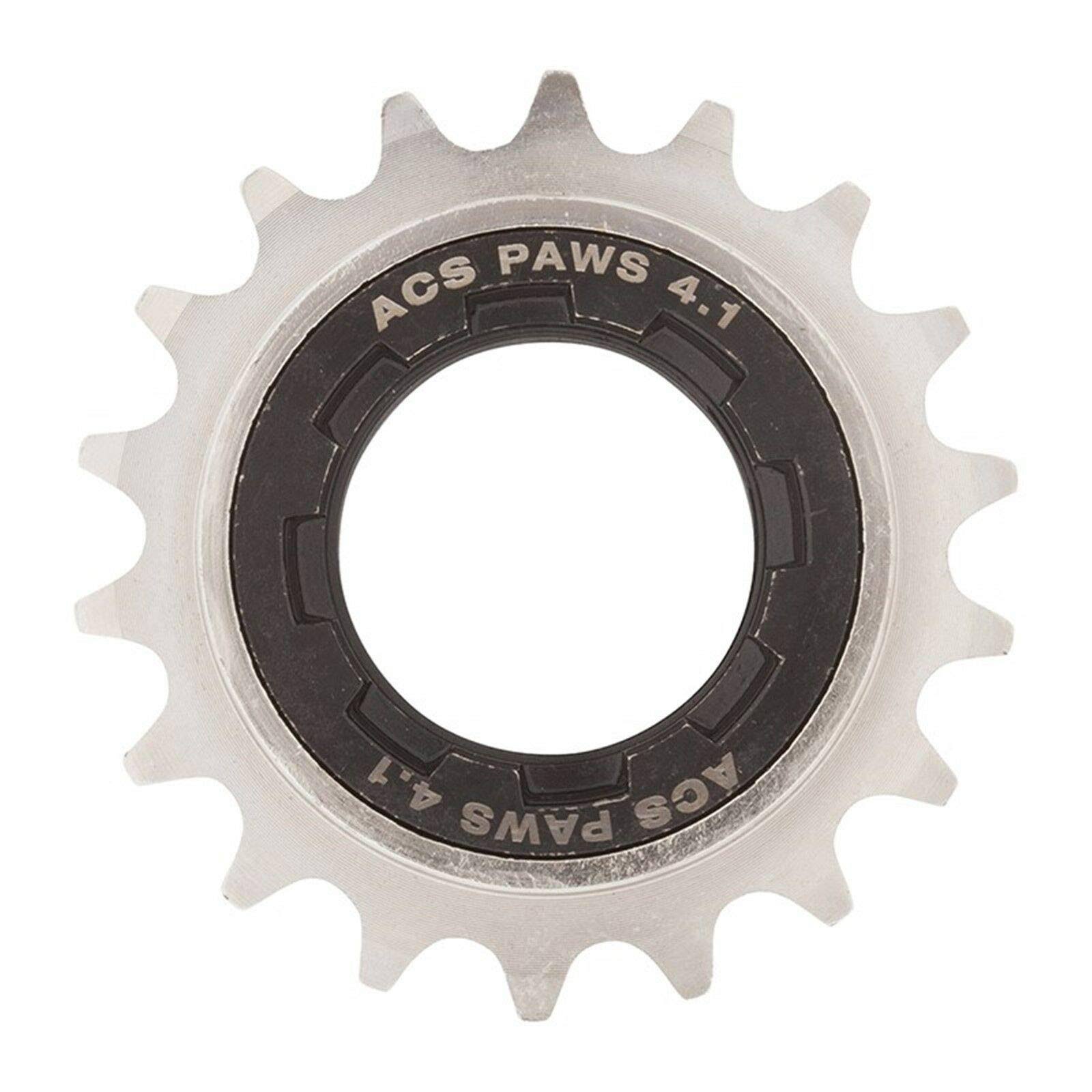 ACS Paws 4.1 Single BMX Freewheel - Black & Nickel, 18T