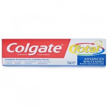 Colgate Total Toothpaste - Advanced Whitening, 75ml