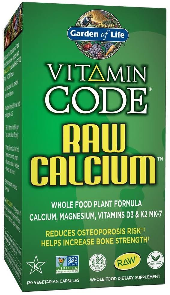 Garden of Life Vitamin Code Raw Calcium - 120 Capsules