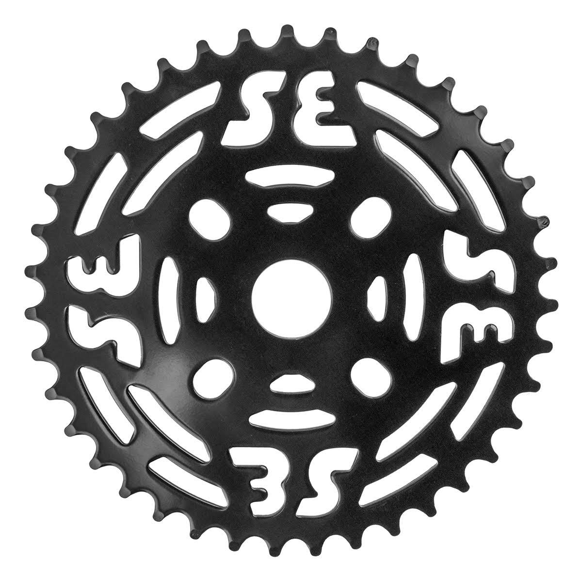 SE Bikes One Piece Steel Chainring - Black 39T