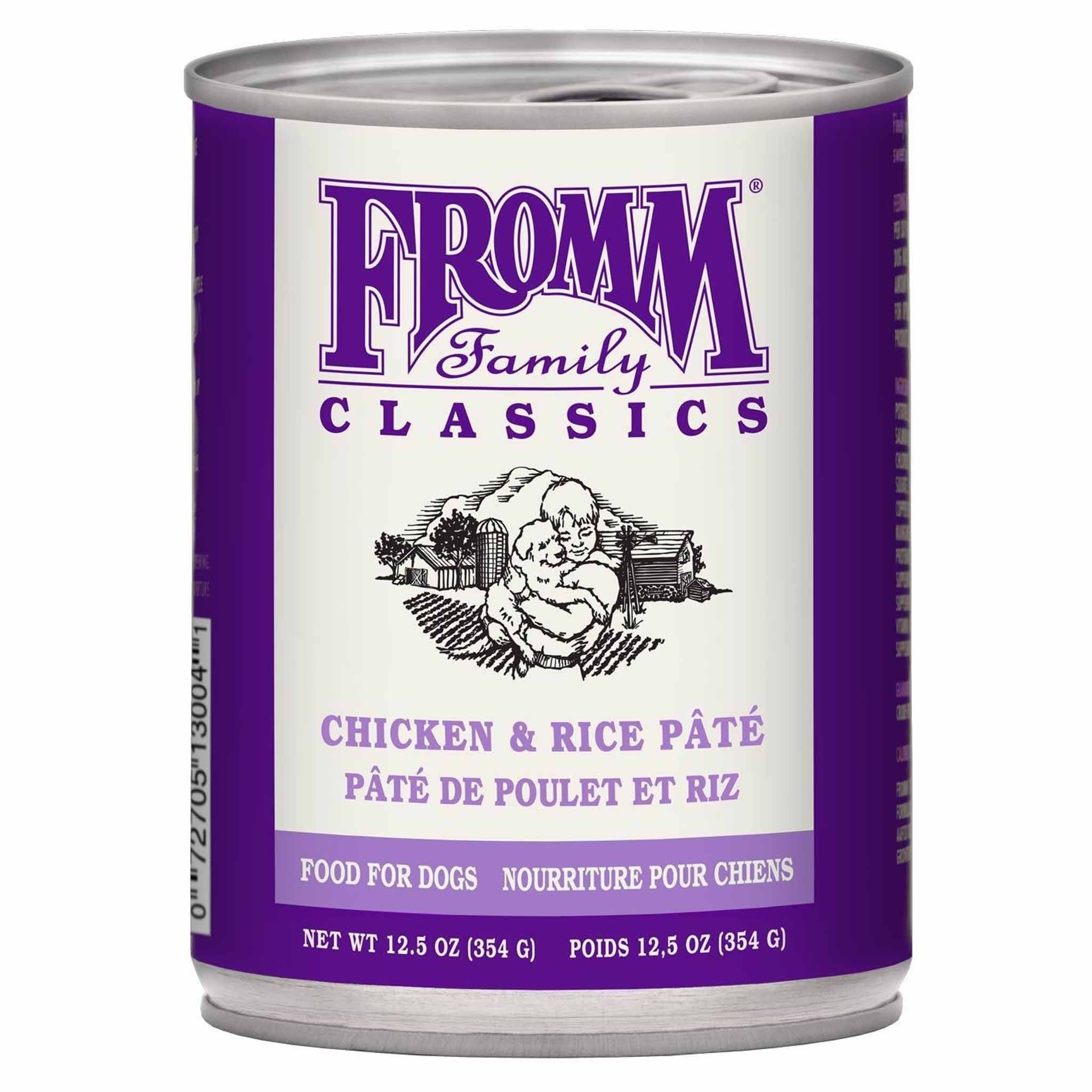 Fromm Dog Wet Chicken Rice Pate 12.5 Ounce Food