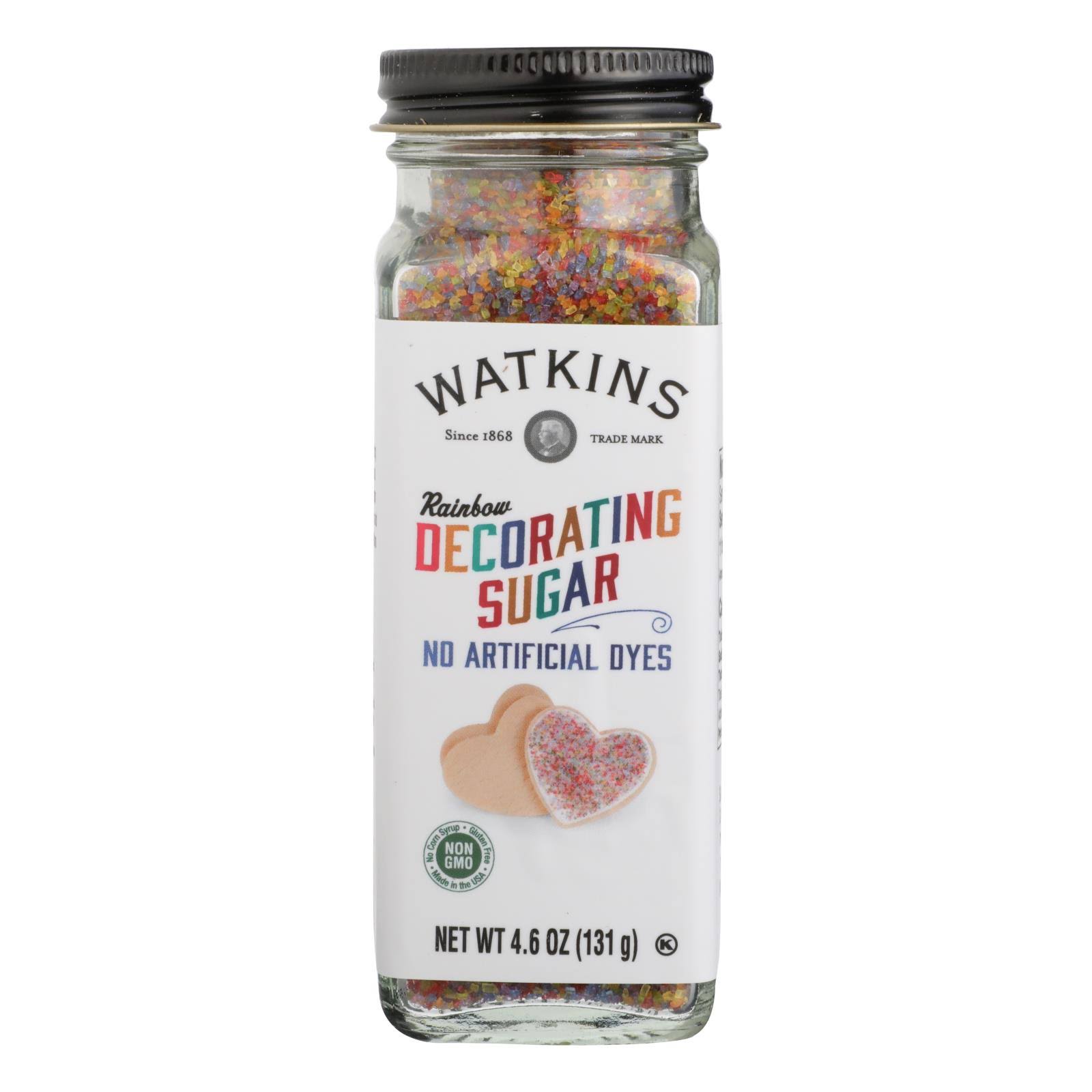 Watkins Sugar, Decorating, Rainbow - 4.6 oz