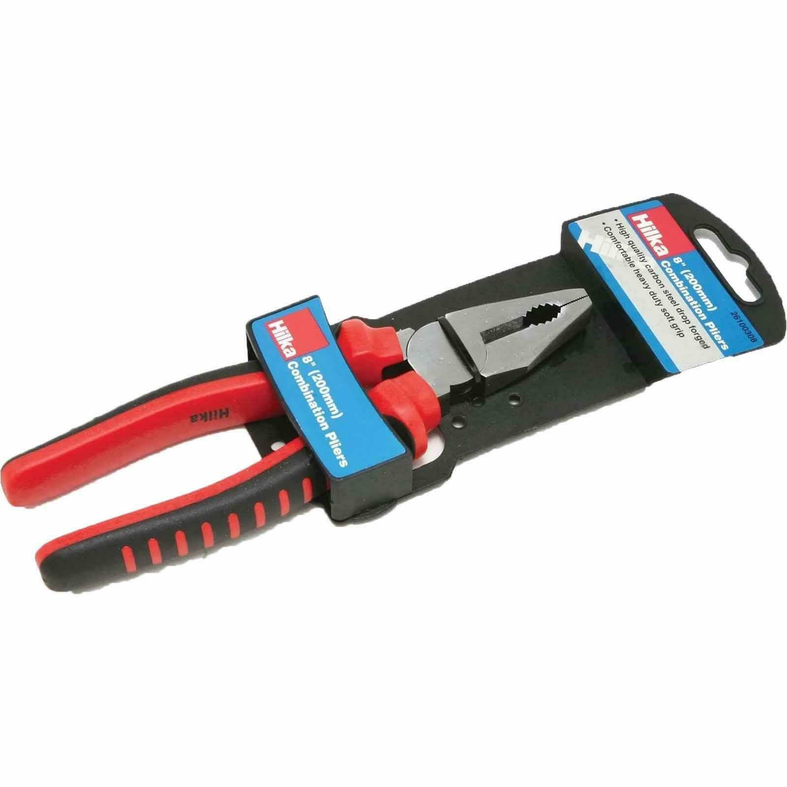 Heavy Duty Soft Grip Combination Electrical Pliers 8 Inch 200mm 