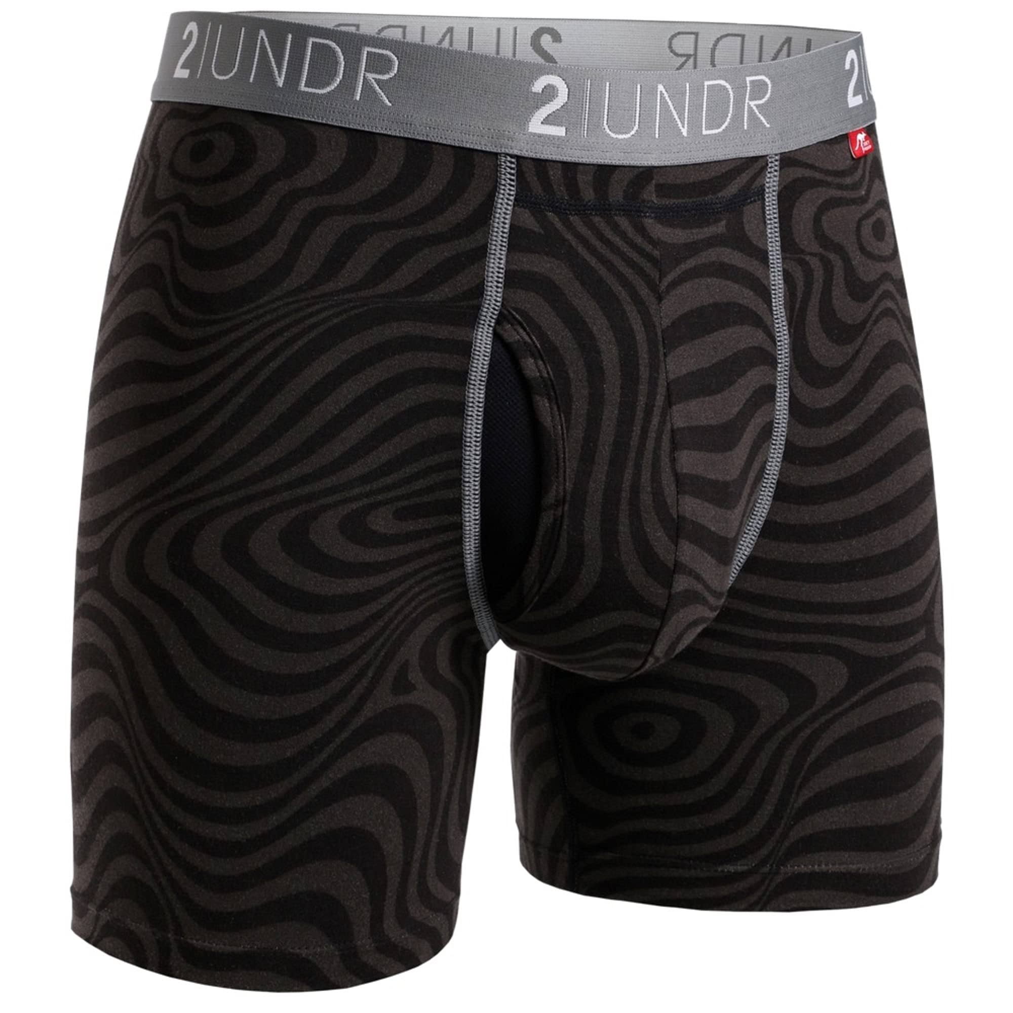 2UNDR Mens Swing Shift 6" Boxer Brief Underwear