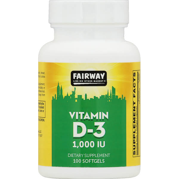 Wonderlife Vitamin D-3 1000 IU Dietary Supplement - 100 Softgels