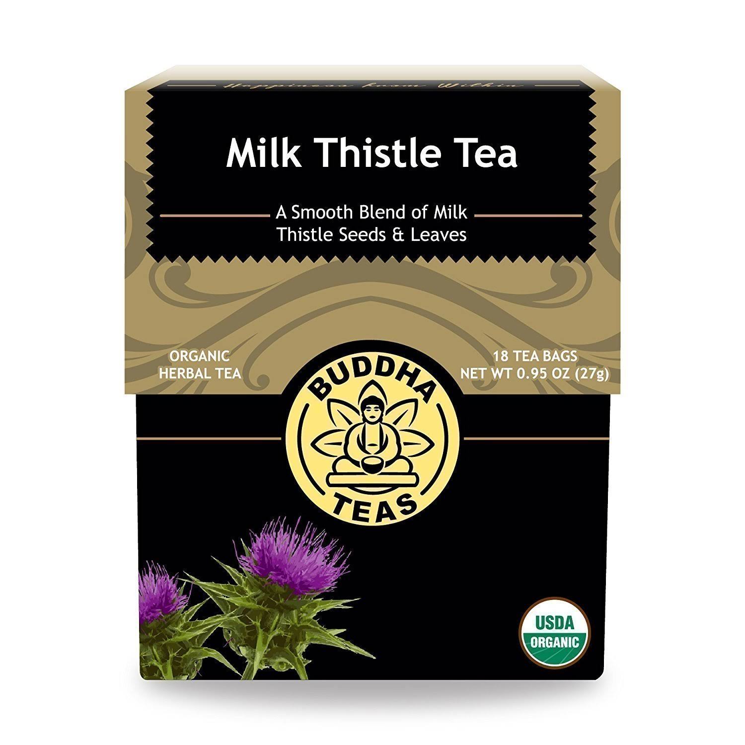 Buddha Teas Milk Thistle Tea - 18ct, 27g