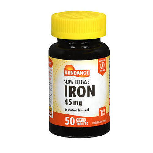 Sundance Slow Release Iron 50 Tabs by Nature's Truth