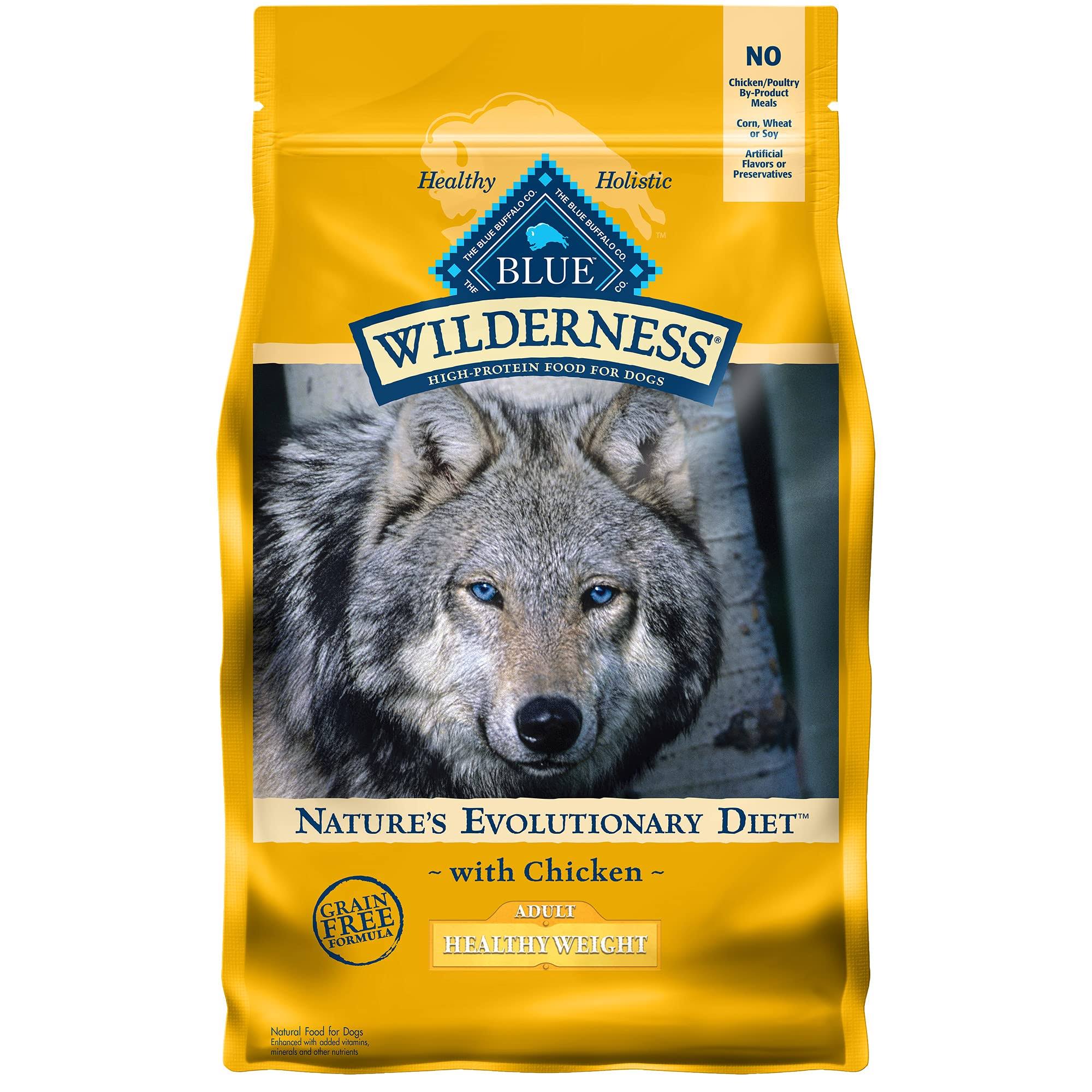 Blue Buffalo Wilderness Healthy Weight Adult Dry Dog Food - Chicken, 4.5lb