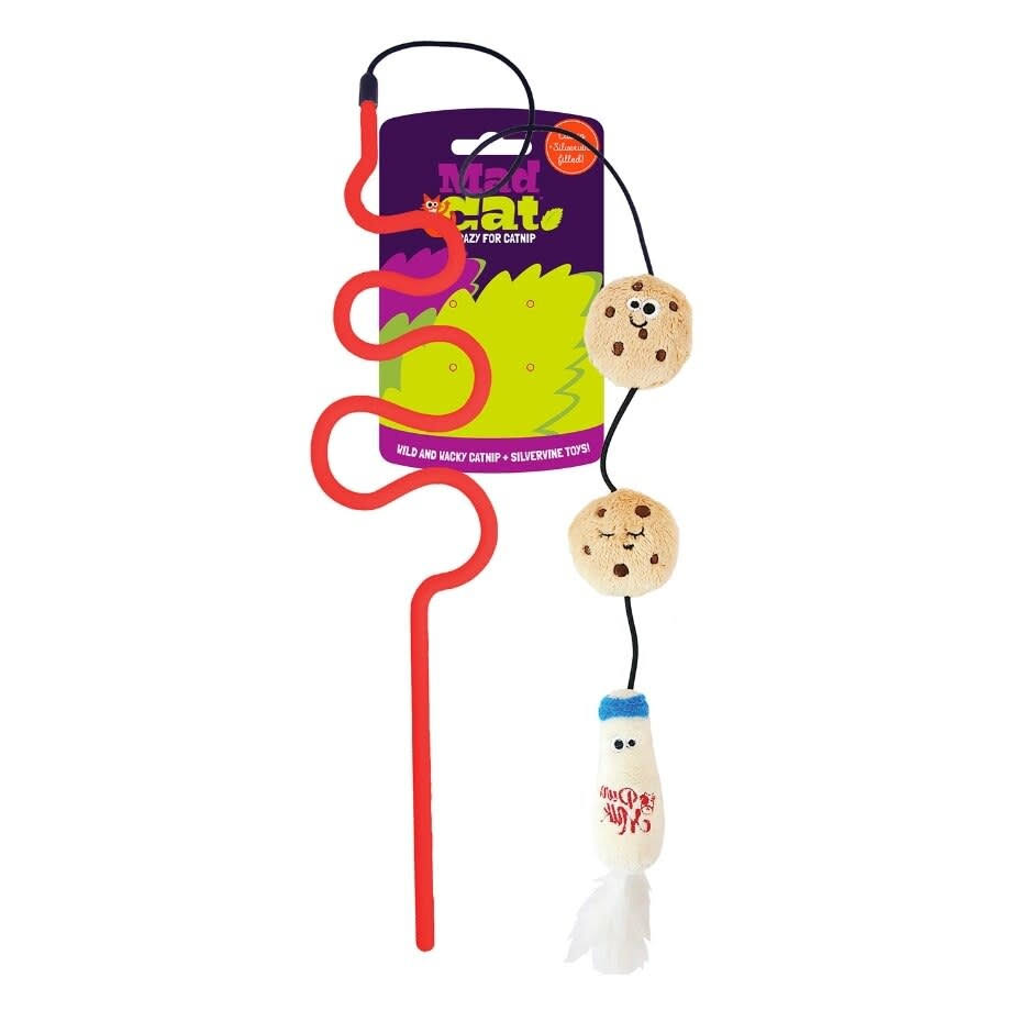 Mad Cat Cookies & Milk Wand Cat Toy