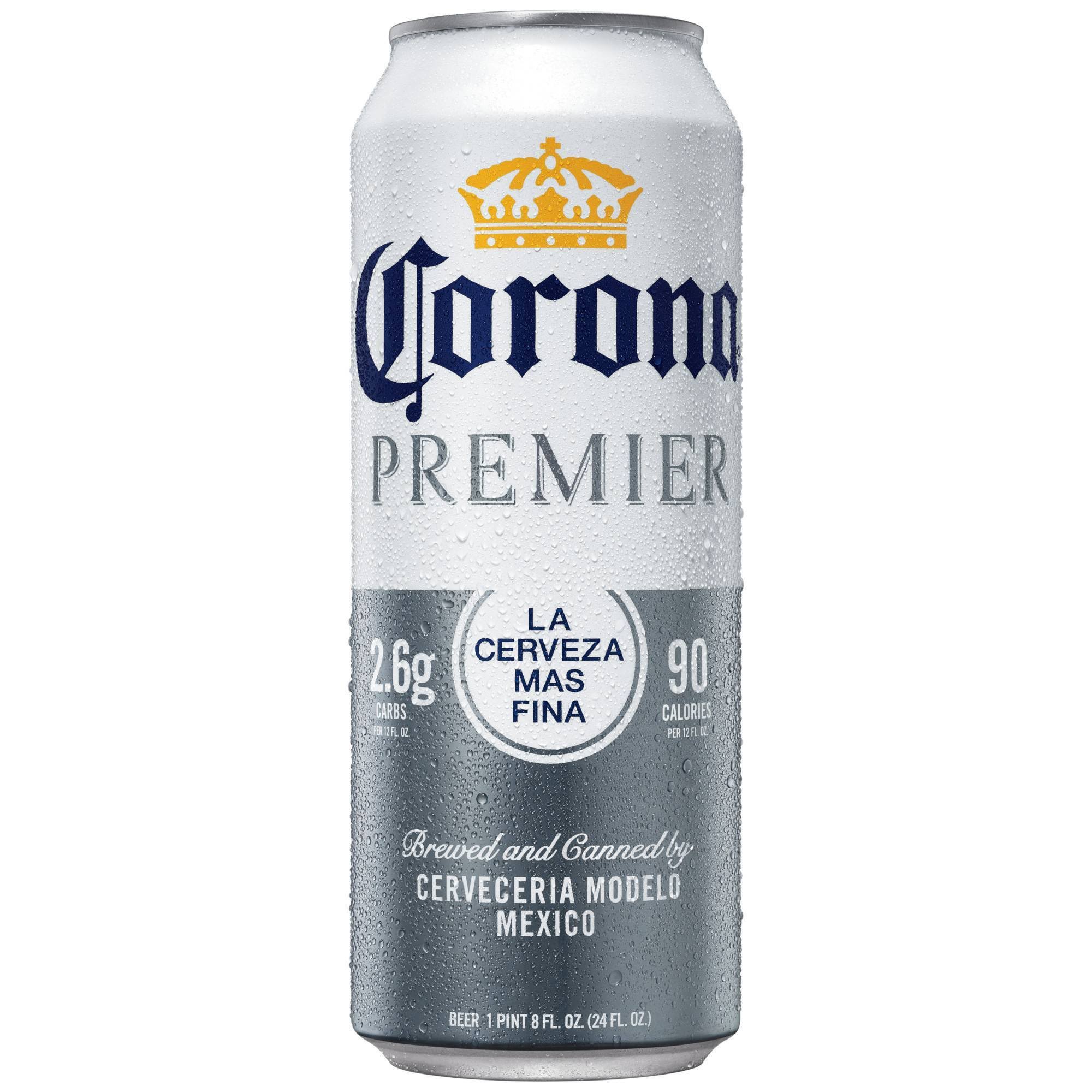Corona Premier Beer - 1 pint 8 fl oz (24 fl oz)