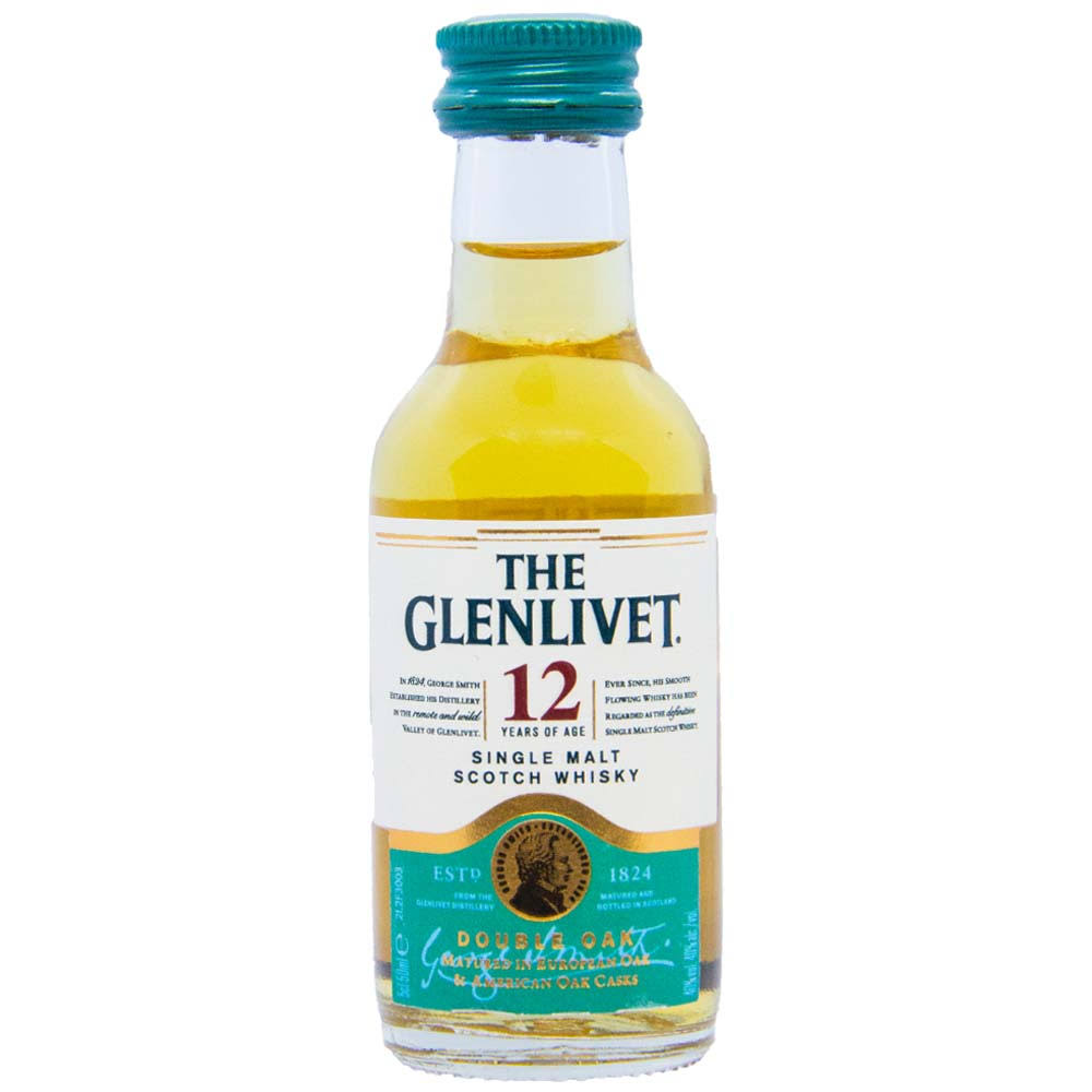 The Glenlivet 12 Year Old Single Malt Scotch Whisky 50ml