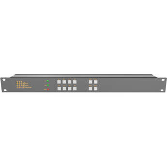 Matrix Switch 8 x 4 3G-SDI Video Routing Switcher with Button Panel, Switchers, Features, 1, Embedded Rackmountable