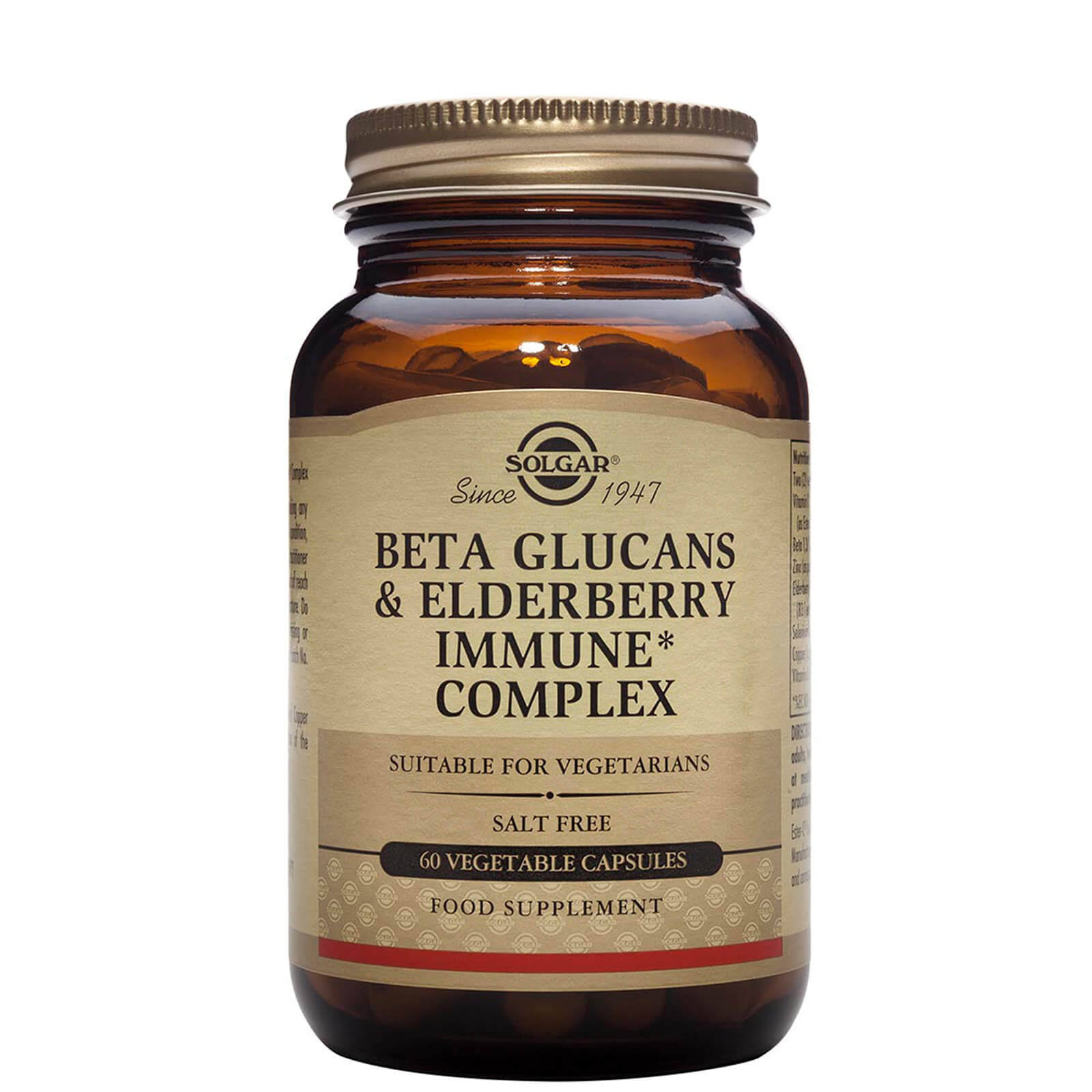 Solgar Beta Glucans Complex - 60 Vegetable Capsules