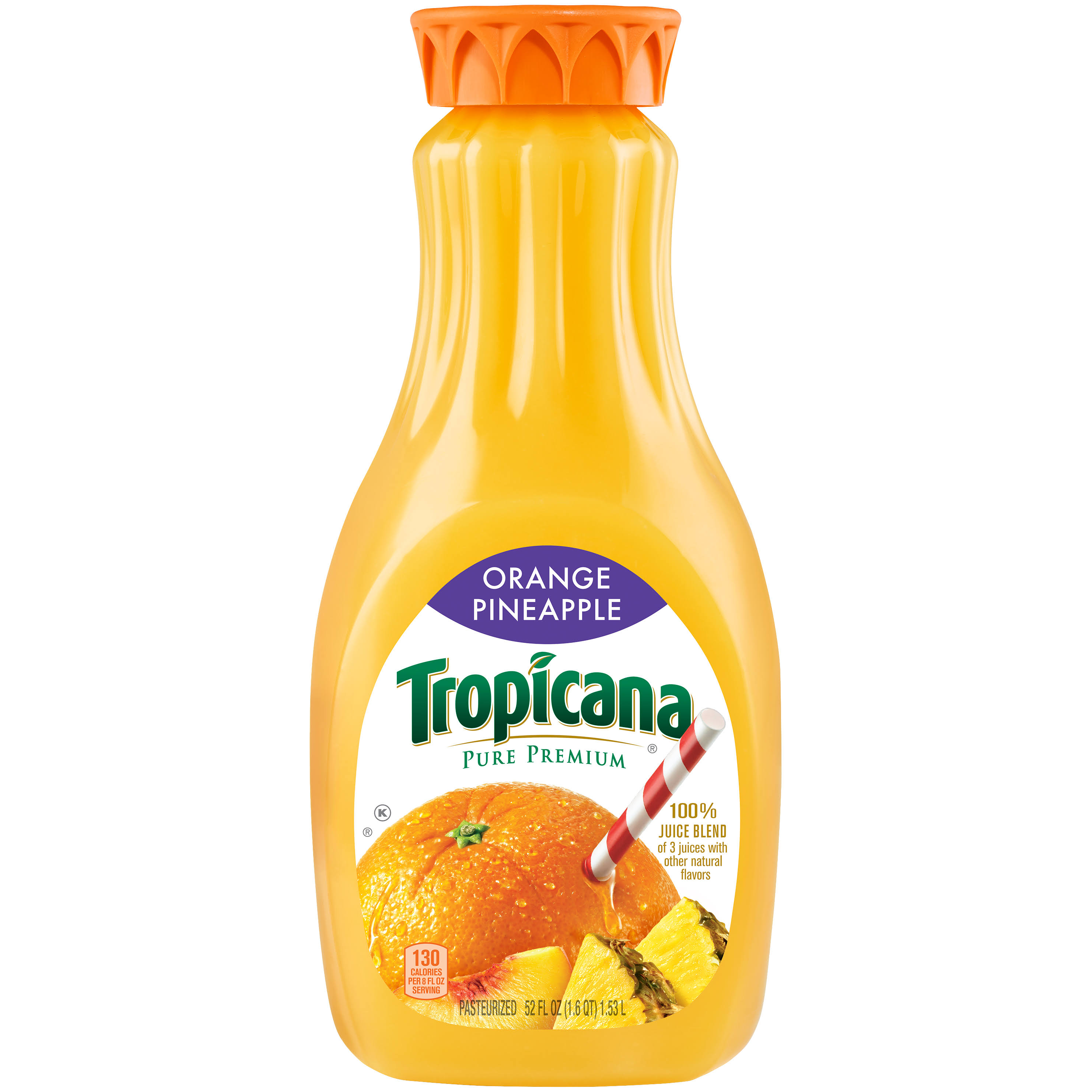 Tropicana Orange Pineapple Blend 100% Juice - 52 fl oz