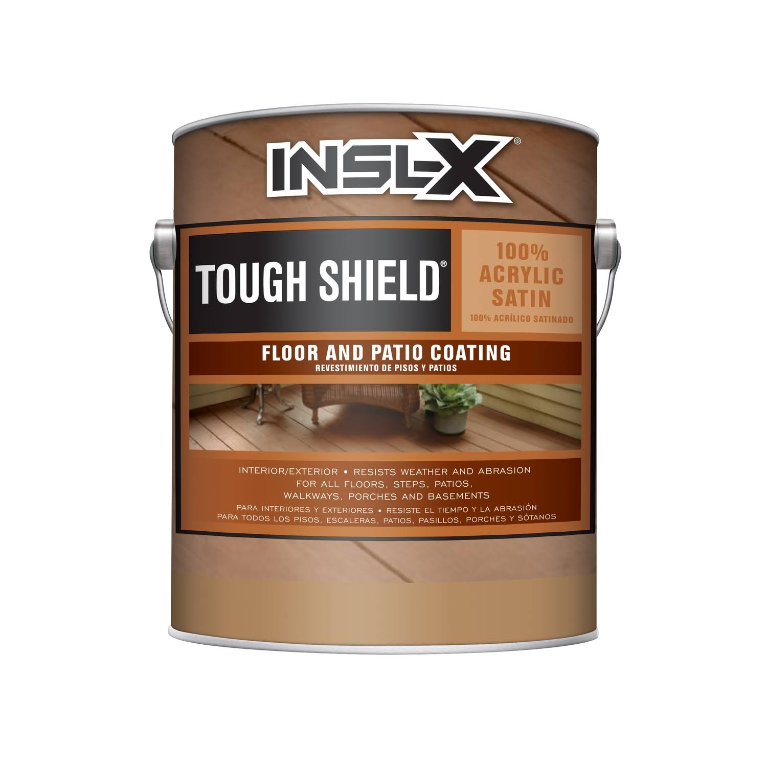 Insl-X Tough Sheild Satin Gray Pearl Water-Based Floor and Patio Coating 1 Gal