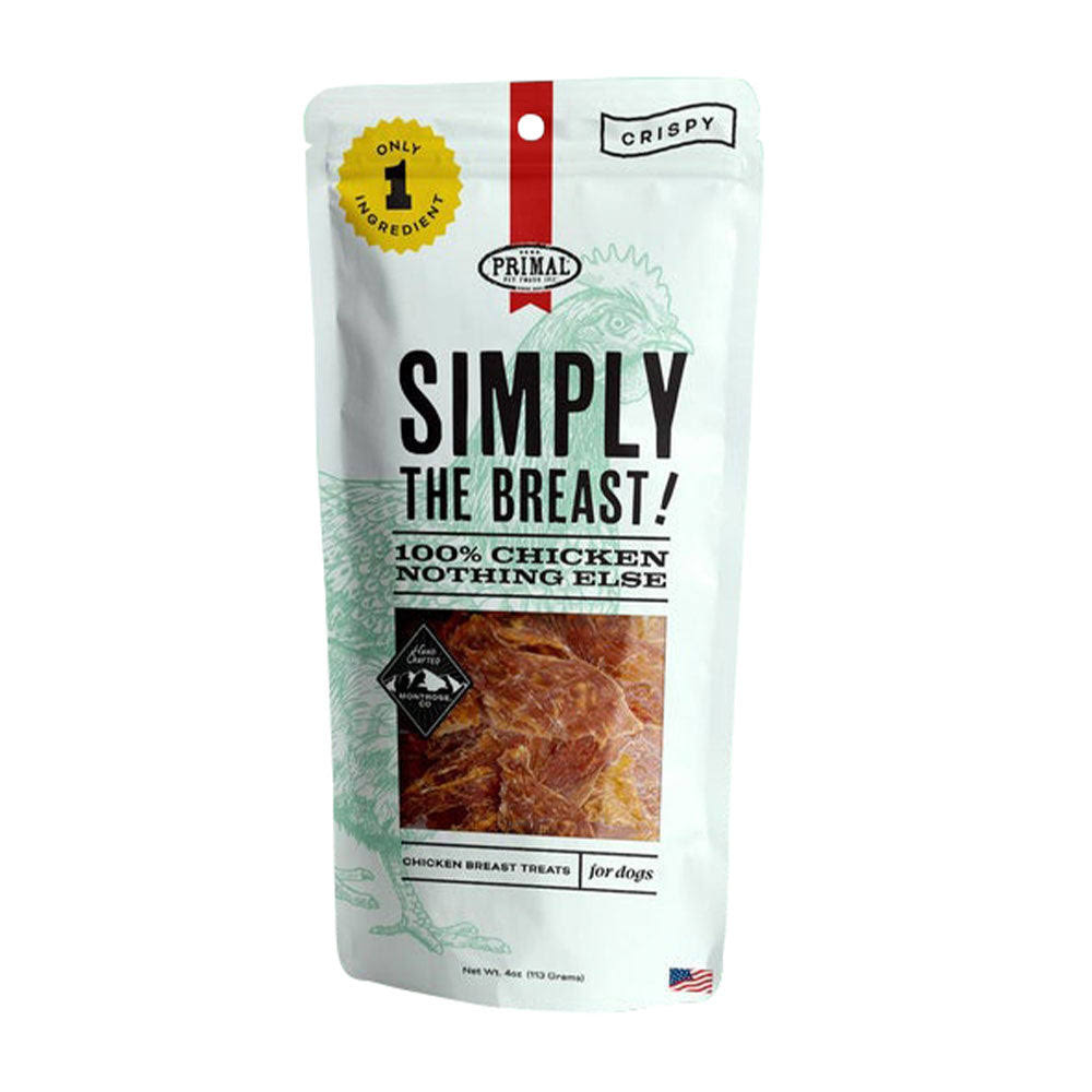 Primal Simply The Breast Chicken Treats - 4 oz