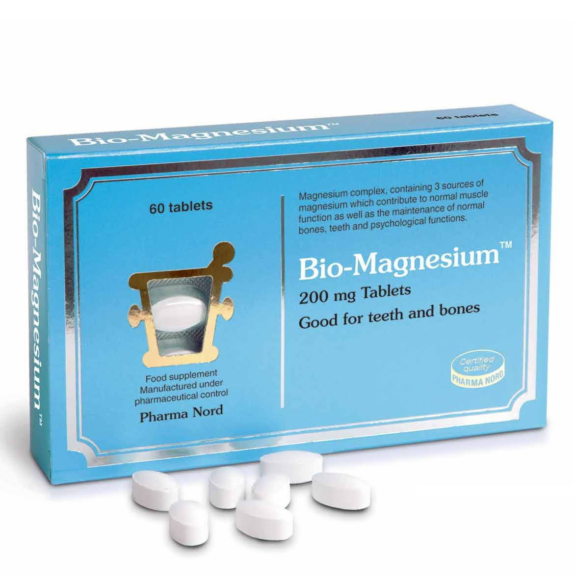 Pharma Nord Bio Active Magnesium Food Supplement - 60 Tablets