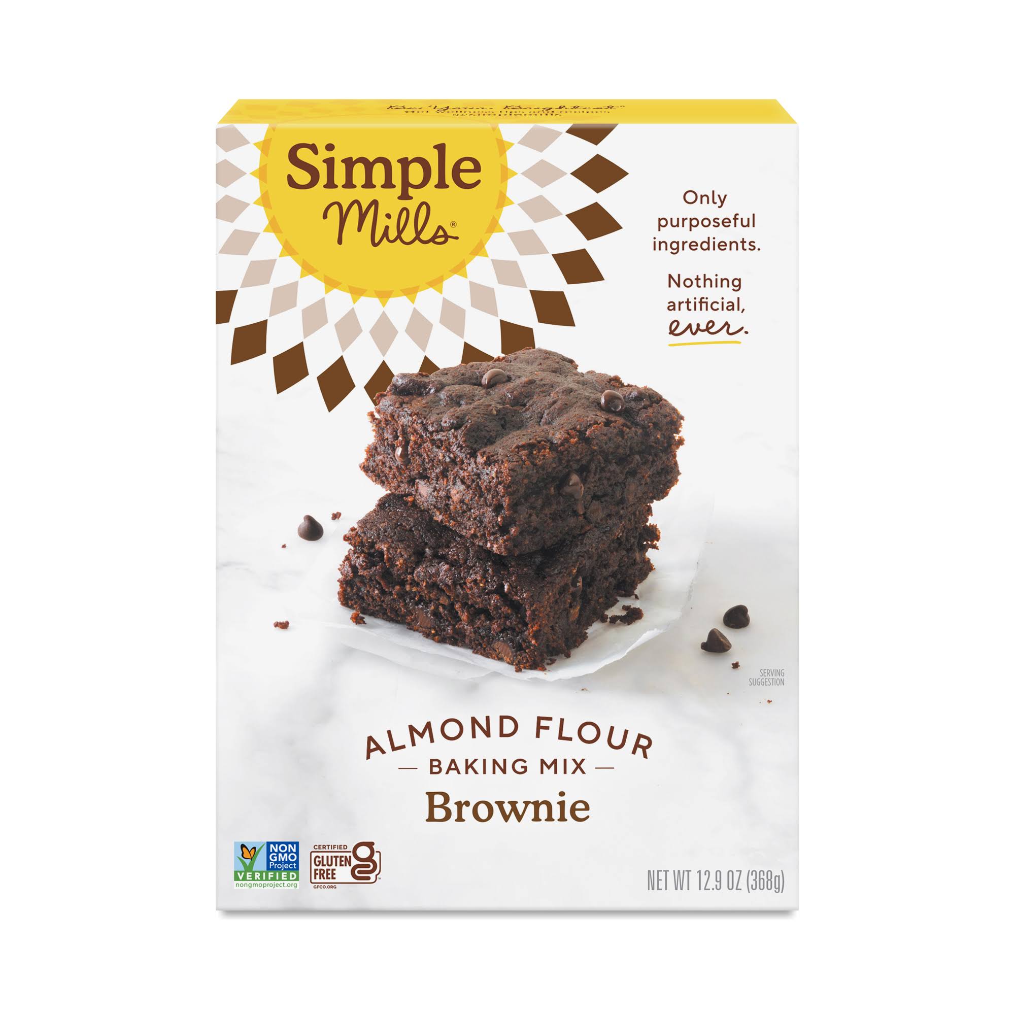 Simple Mills Almond Flour Mix - Brownie, 12.9 Oz
