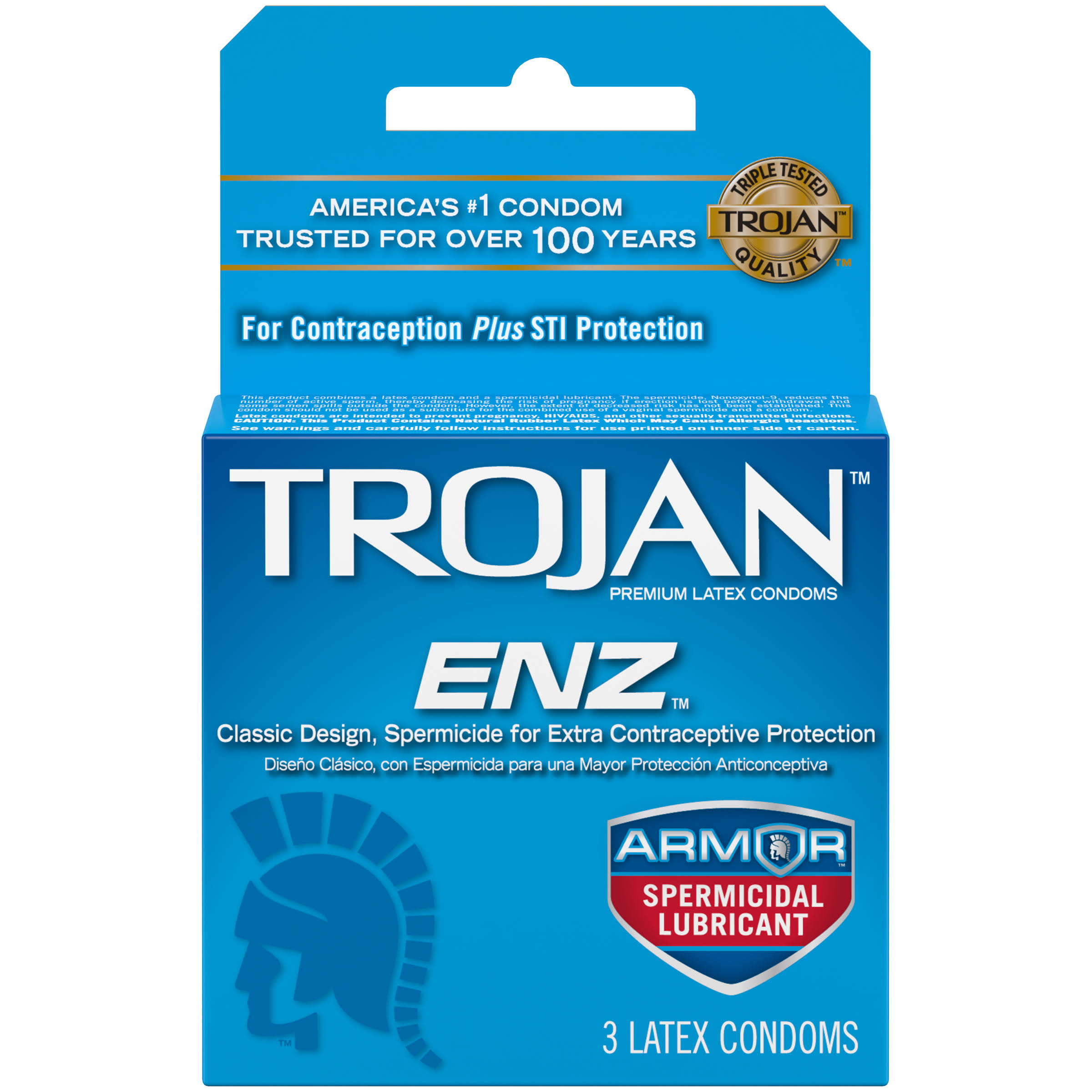 Trojan Armor Spermicidal Lubricant Condoms